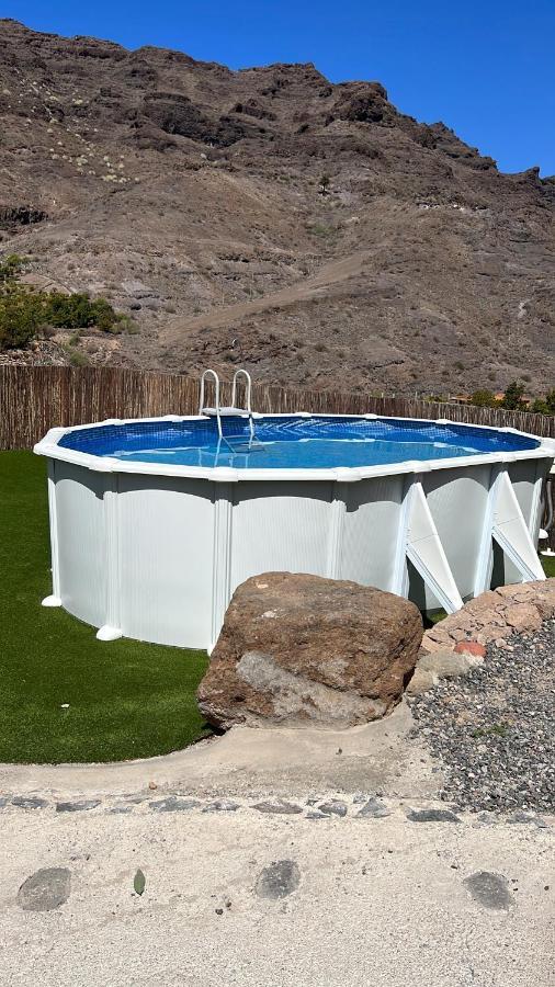 Casa Rural Con Bano Adaptado Y Piscina En Mogán Kültér fotó