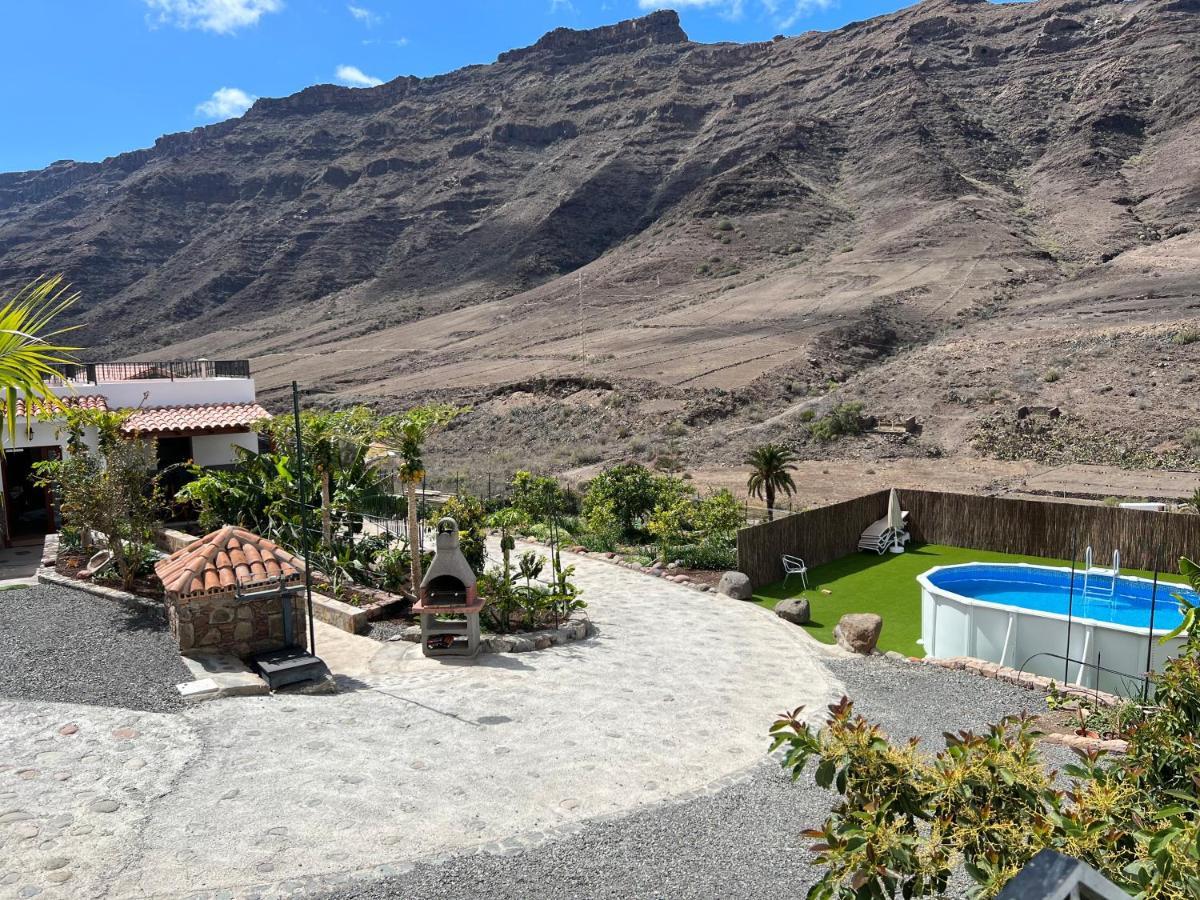 Casa Rural Con Bano Adaptado Y Piscina En Mogán Kültér fotó
